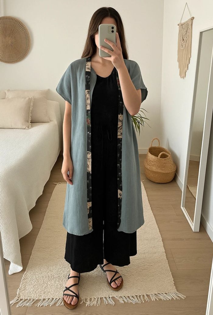 Ensemble Kimono veste + tailleur Tilli Paris Taille S/M