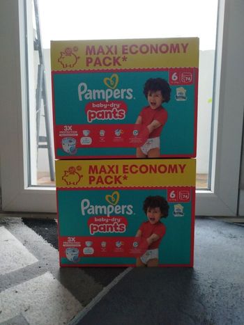 2 cartons pants taille 6