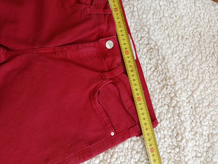 Jean skinny rouge – Mango – taille 38 mignon cute - photo numéro 4