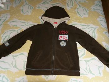 Veste polaire à capuche