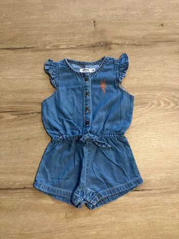 Combishort jeans 6 mois 🌴