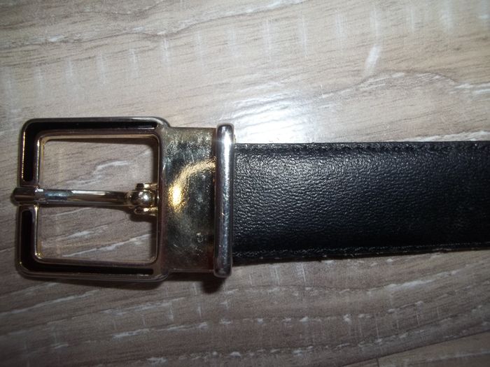 Ceinture noire boucle carrée - photo numéro 2