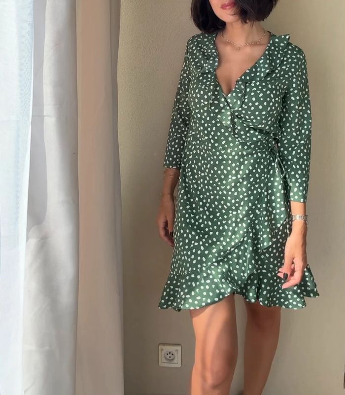 Robe Verte Vero Moda S tres bon état - photo numéro 2