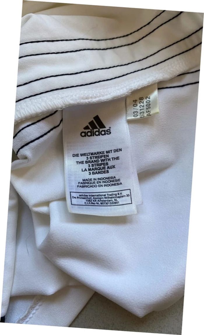 Top sport blanc sans manches adidas taille 36 - photo numéro 7