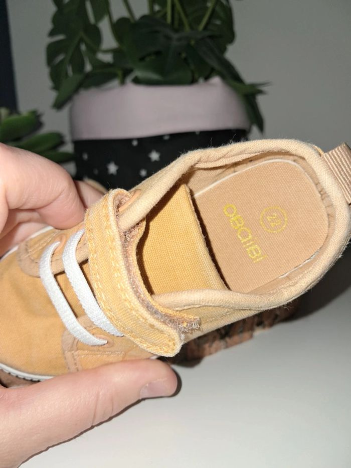 Chaussure toile jaune - photo numéro 3