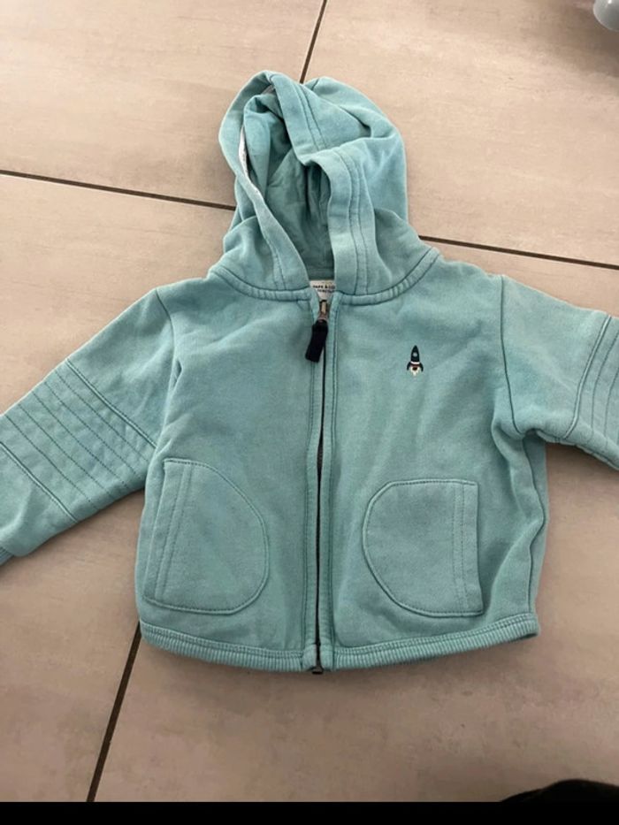 Sweat zippé