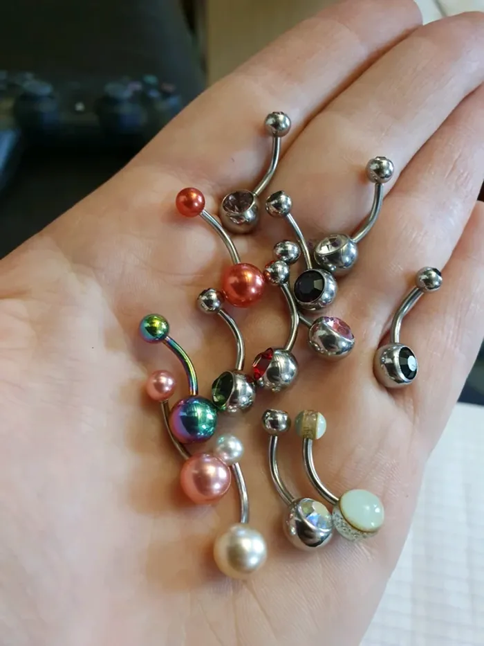 Lot percing nombril @ - photo numéro 2
