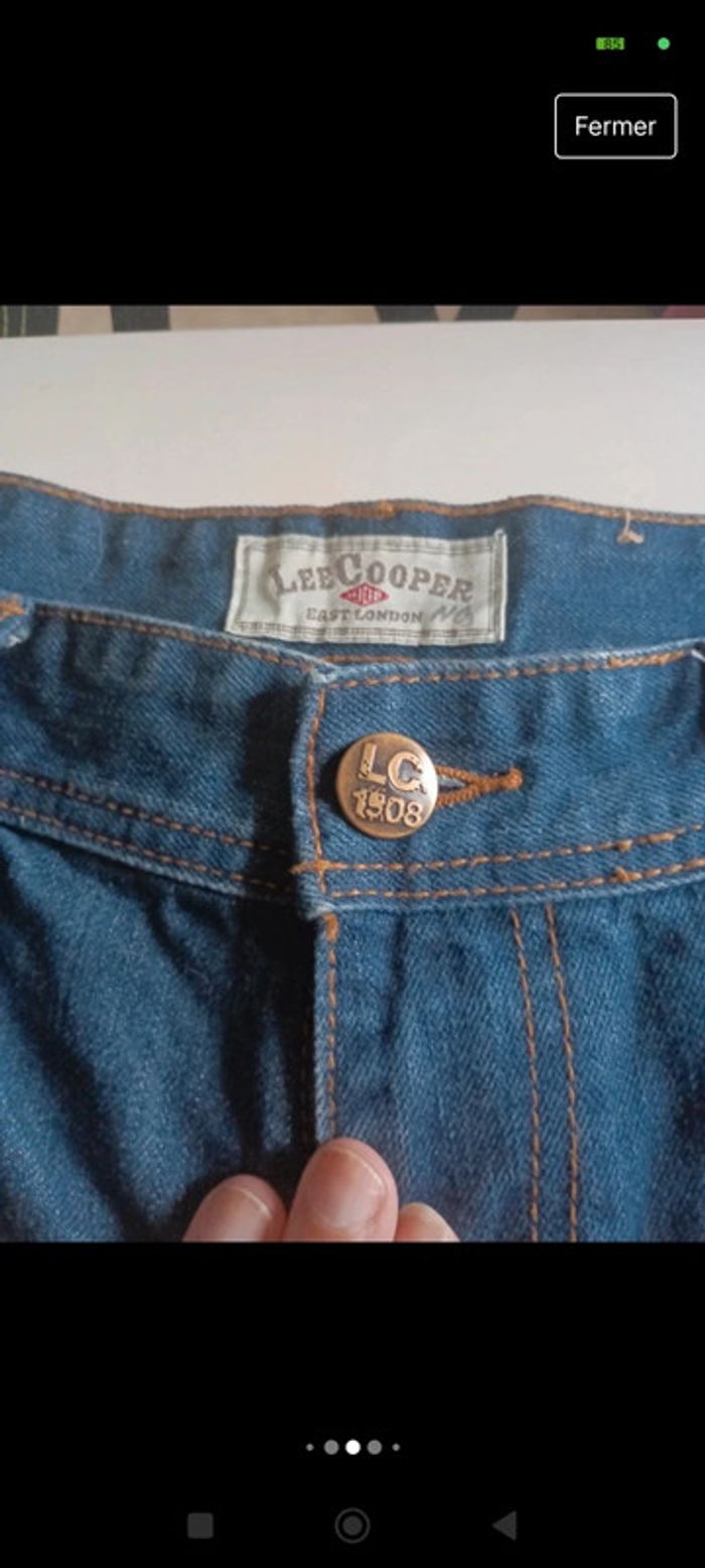 Pantalon jeans homme Lee Cooper taille 44/46 coupe skinny - photo numéro 5