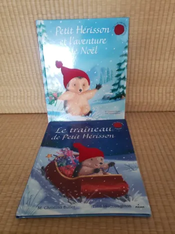 2 livres petit hérisson