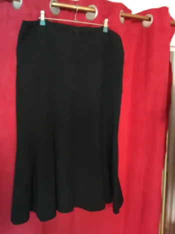 Jupe longue avec fermeture derrière taille 48 (217)