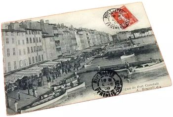 Carte postale ancienne Toulon (Var) Quai du Port Cronstadt