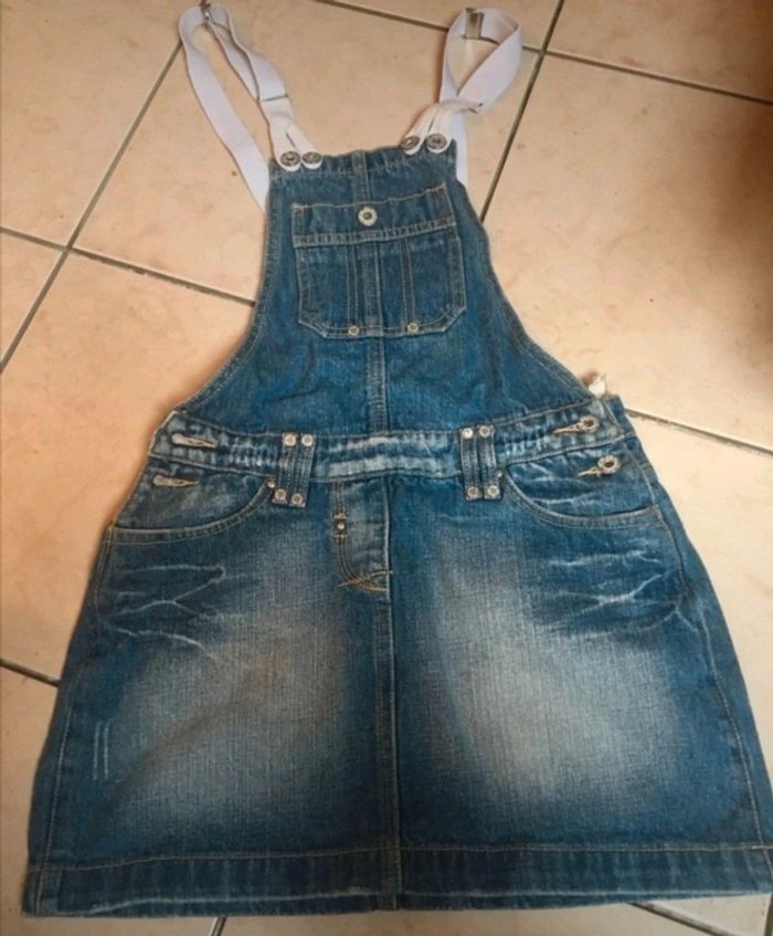 Robe salopette en jean femme S 36
