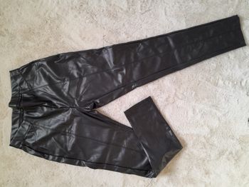 pantalon simili cuir