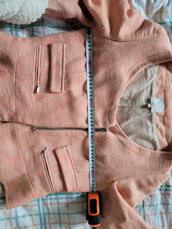 Blazer, orange beige, taille 38, Pablo - photo numéro 8
