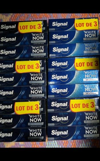 Dentifrices signal