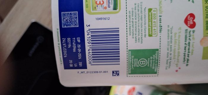 Boite de Blédilait 1er âge et 2éme âge - photo numéro 3