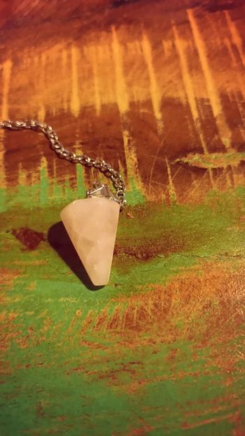 Pendule divinatoire Quartz rose