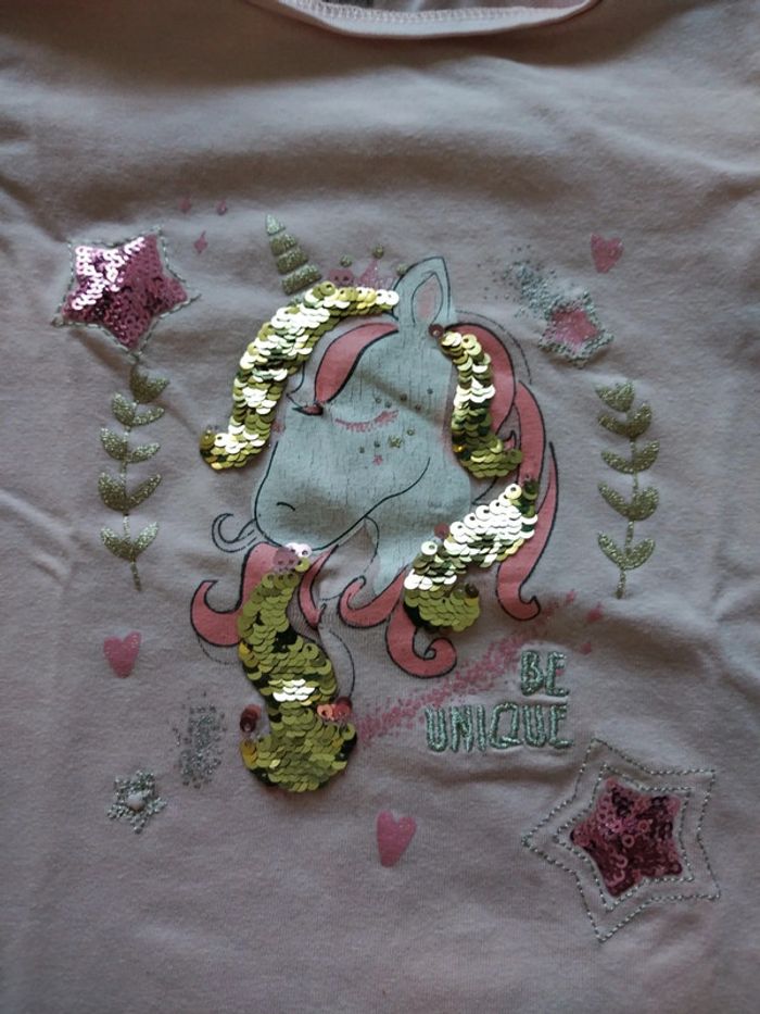 T-shirt licorne 6 ans - photo numéro 2
