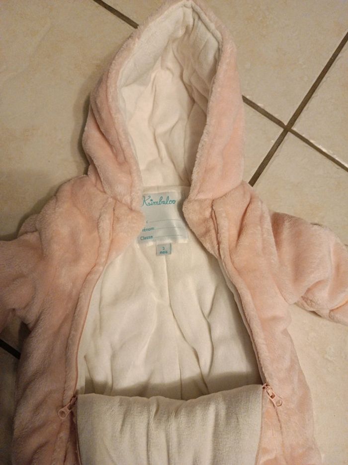 Combinaison bébé fille kimbaloo comme neuf 3 mois hiver - photo numéro 5