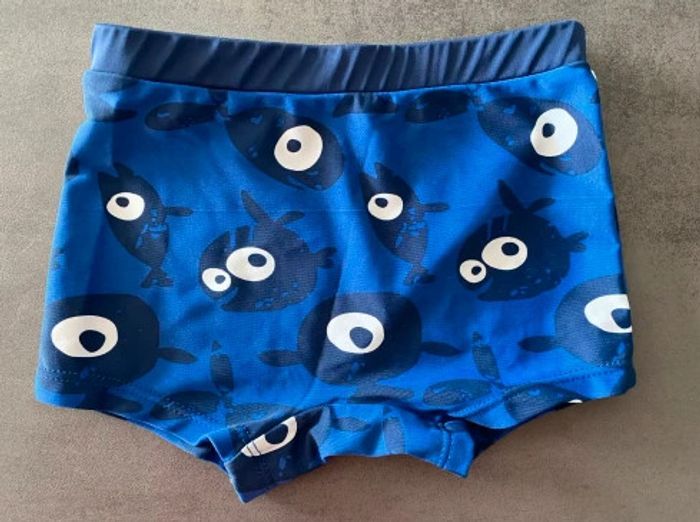 Boxer de bain bleu marine DPAM taille 24mois/86 cm