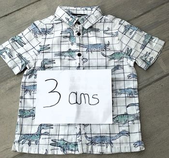 Lot n° 485 Chemise manches courtes M&S 3 ans