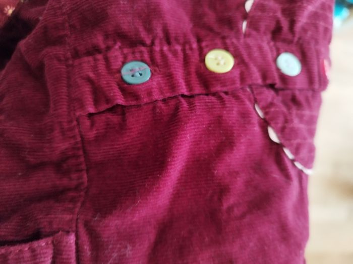 Robe Velours taille 1 mois en très bon état - photo numéro 3