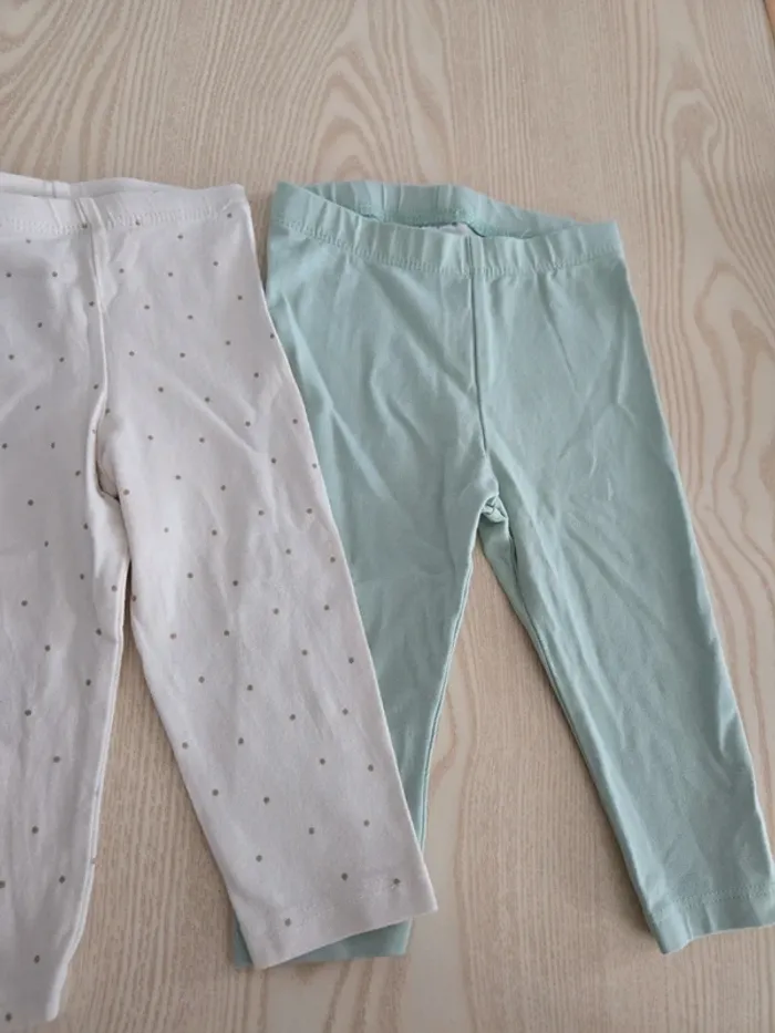 2 leggings fille 12 mois - photo numéro 3