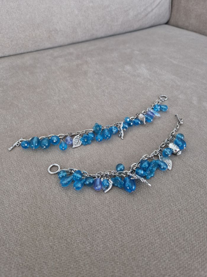 Lot bracelets argenté et bleu - photo numéro 8