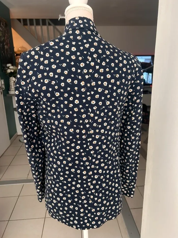 Veste blazer fleurie promod 40 - photo numéro 4