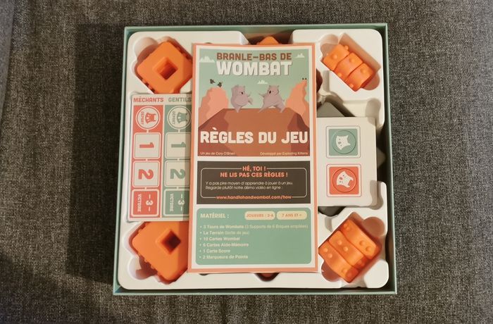 Branle bas de Wombat Jeu de société à partir de 7 ans - photo numéro 2