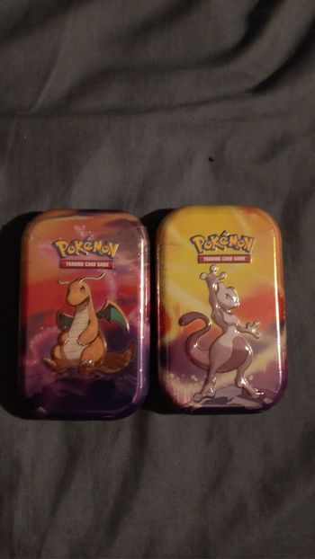 2 mini tins de kanto
