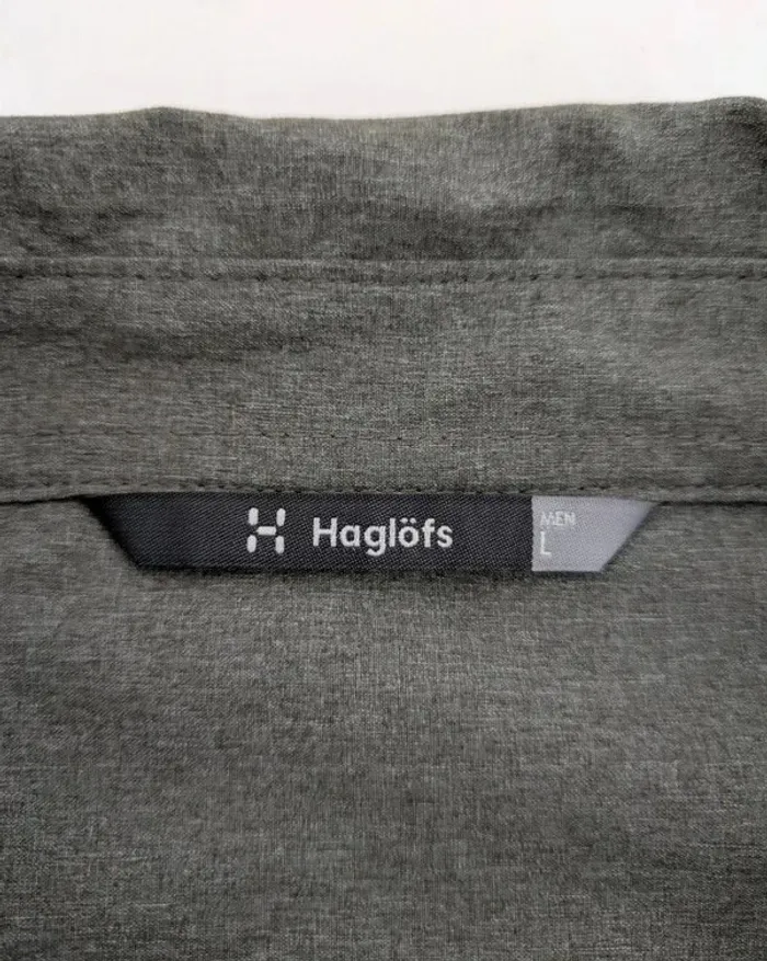 Chemise d'été grise manches courtes - Haglöfs - taille L - photo numéro 4