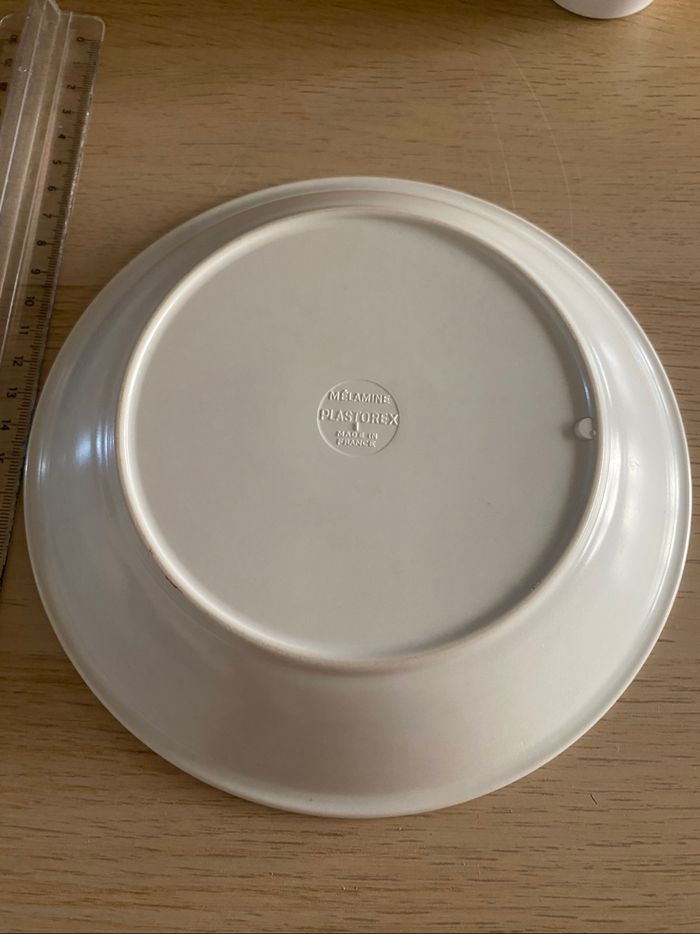 Assiette bol Popples melamine plastorex - photo numéro 4