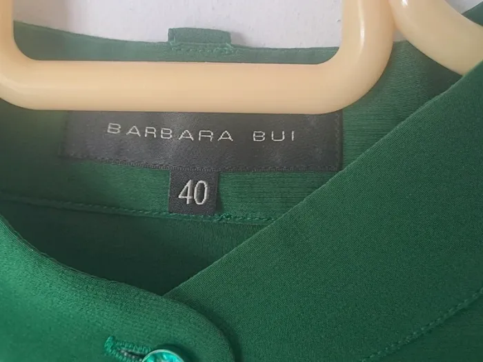 Chemise verte en Soie Barbara Bui Taille 40 - photo numéro 6