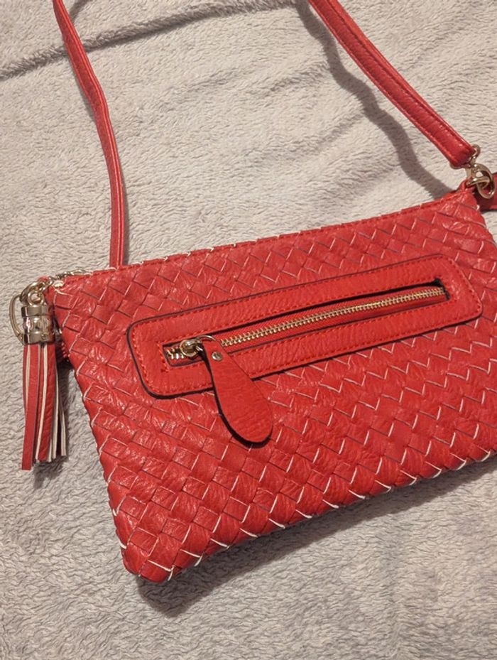 Sac bandoulière rouge neuf - photo numéro 5