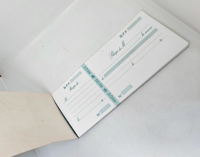 Carnet de 36 feuilles de reçus. - photo numéro 2