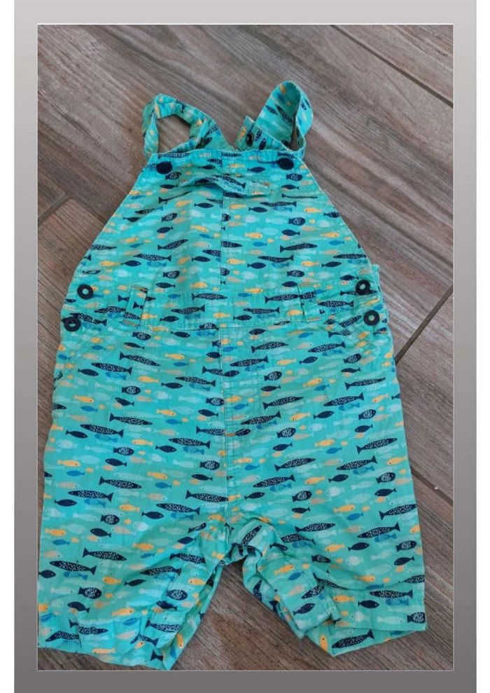 Jolie salopette poisson orchestra 12 mois