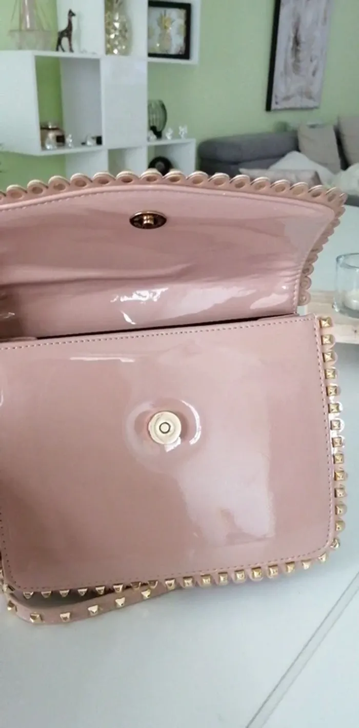Sac rose et doré neuf primmadonna - photo numéro 3