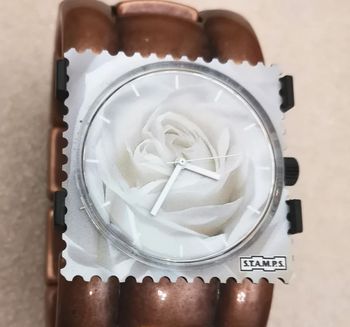Montre Timbre Collecteur "STAMPS"