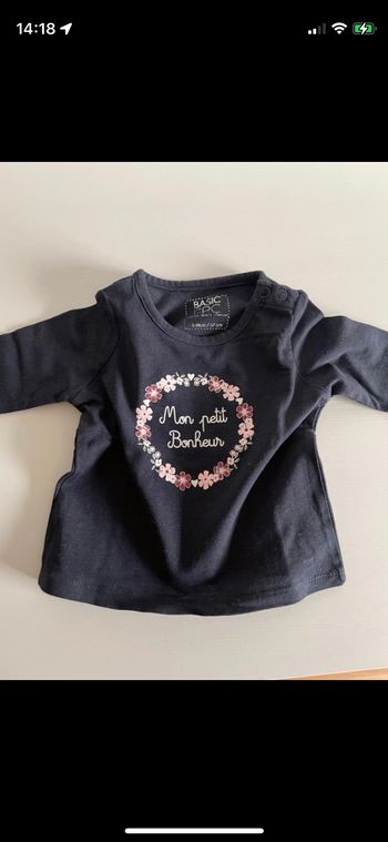 T-shirt  6 mois