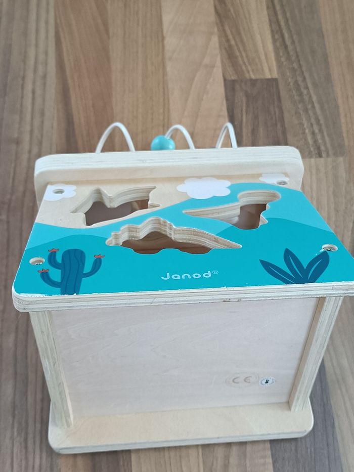 Petite table d'activités jeux de formes dinosaures Janod - photo numéro 6