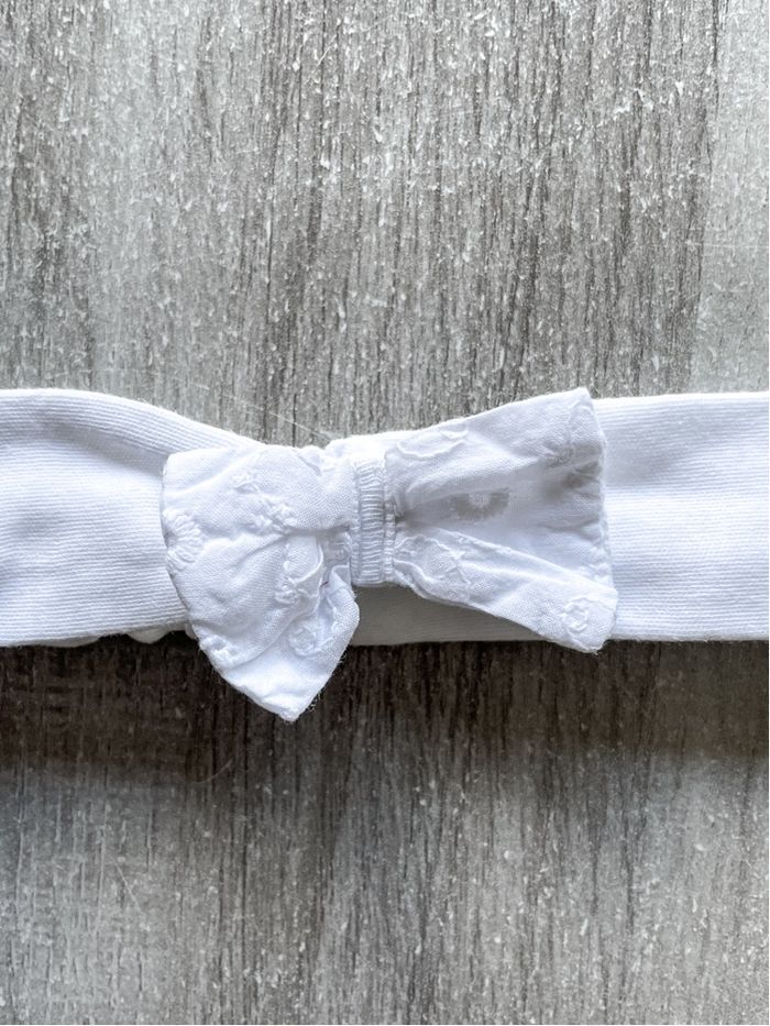 Bandeau cheveux à noeud  bébé fille - photo numéro 2