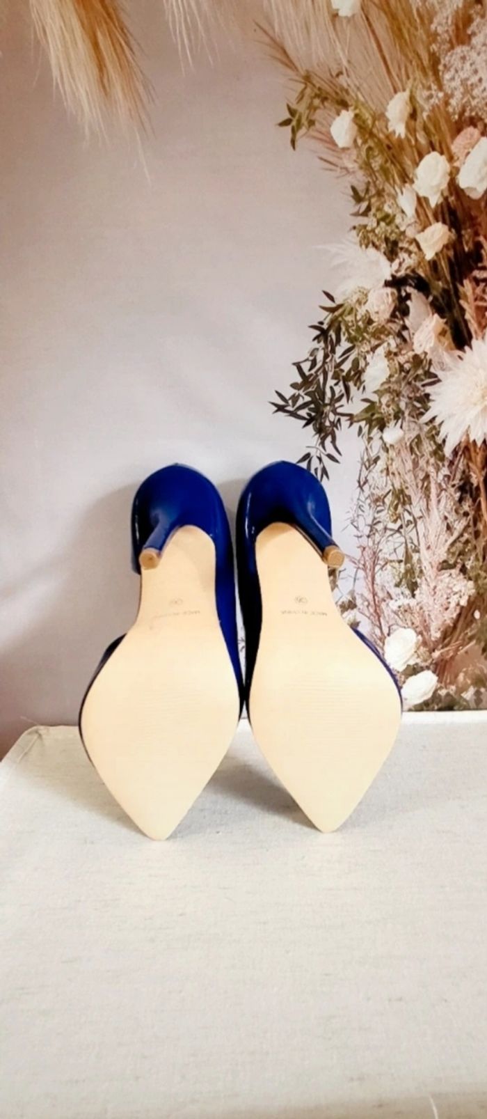 Escarpins bleu électrique vernis – Marque Motivi - photo numéro 4
