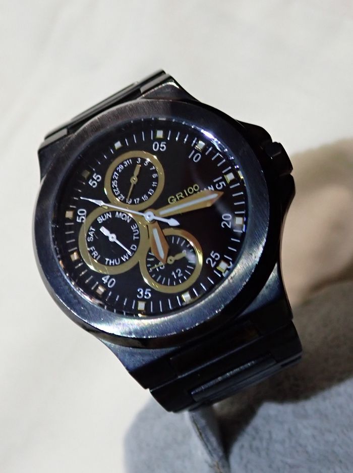 ANCIENNE MONTRE A CALENDRIER JAPONAISE GR GOODE GOMAN RADIS " ETAT CONVENABLE D'EPOQUE" - photo numéro 2