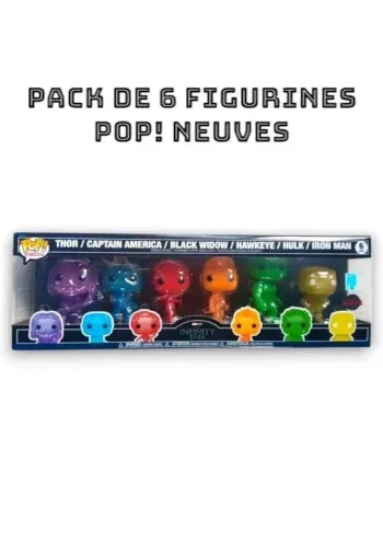 Pack de figurines Pop! Artist Marvel Avengers Infinity Saga