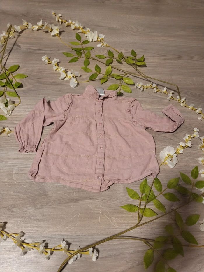 Chemise rose fille palomino 98 cm soit 3 ans