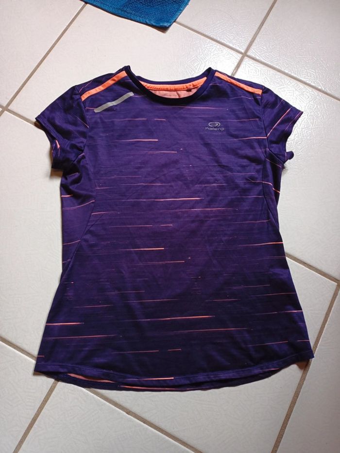 T-shirt fille violet Kalenji