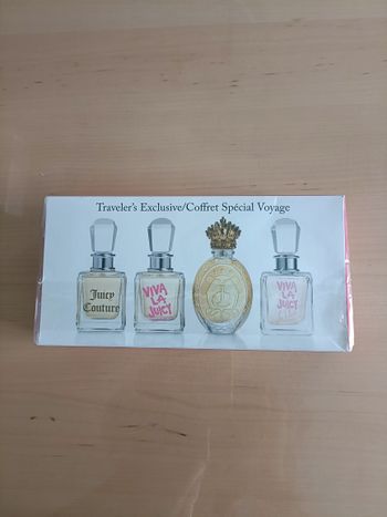 COFFRET JUICY COUTURE 4 MINIATURES DE 5ML