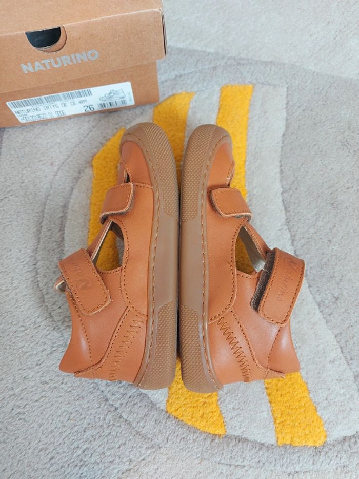 Sandales Naturino barefoot Irtys cognac scratchs 26 - photo numéro 5