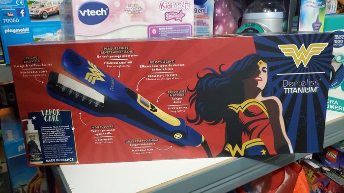 Lisseur Vapeur Demliss TITANIUM Wonder Woman + Soin Naturel 150ml. - photo numéro 2